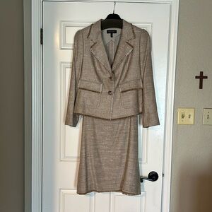 Phenomenal silk tweed Escada suit. Worn once and stored covered.